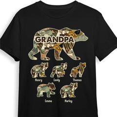 Personalized Gift For Grandpa For Papa Bear Shirt