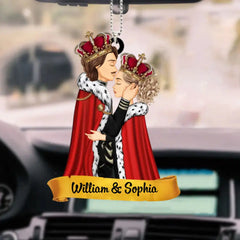 Our Home Ain't No Castle - Gift For Couples - Personalized Car Acrylic Ornament