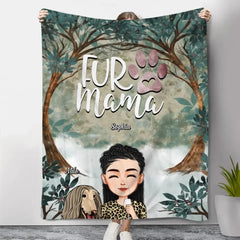 Couverture personnalisée - Cadeau pour maman - Fur Mama 