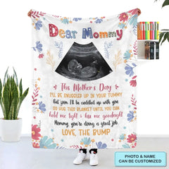 Personalized Blanket - Gift For Mom - Mommy, You Are Doing Great