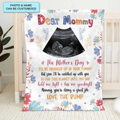 Personalized Blanket - Gift For Mom - Mommy, You Are Doing Great