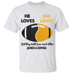 American Football Fans Love Each Other - Personalized Shirt - Hoodie - Sweatshirt Gift For Couple