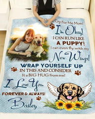 Unique Pet Loss Blanket Dog Remembrance Sympathy Gift For Dog Lovers