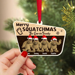 Family Gifts For Christmas Personalized Wooden Ornament