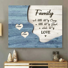 2023 Family Gifts, Personalized Family Name Canvas, Gift for Parents,Mom and Dad