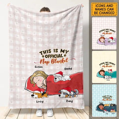 My Favorite Place In All The World - Personalized Blanket - Dog Lovers