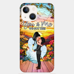 Doll Couple Hugging You & Me We Got This Personalized Phone Case