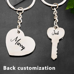 Porte-clés créatifs pour couple – Un cadeau unique pour les couples. 