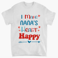 Customized Happiness for Your Loved Ones - Family Makes My Heart Happy Youth Clothes