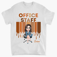 Personalized Custom T-shirt - Gift For Office Staff, Colleague - Love Office Life
