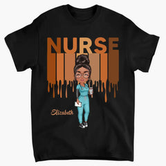 Love Nurse Life - T-shirt personnalisé personnalisé - Cadeau pour infirmière