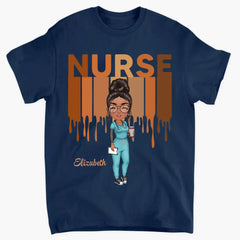 Love Nurse Life - T-shirt personnalisé personnalisé - Cadeau pour infirmière