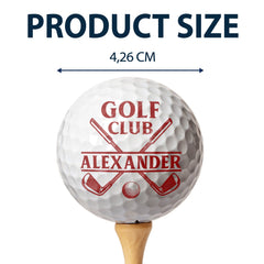 19th Hole Golf Club Proudly Serving - Gift For Golf Lovers - Personalized Golf Ball