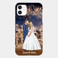 Personalized Phone Cace for Couples, Wedding Gifts,Fireworks