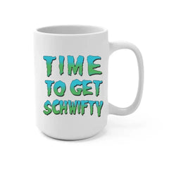Time To Get Schwifty - Personalized Gifts Custom Mug For Couples