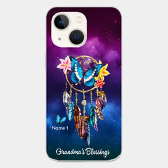 Butterfly Dreamcatcher Grandma's Blessings Nana Mommy Personalized Phone case