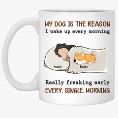 My Pet Is The Reason - Personalized Custom Coffee Mug