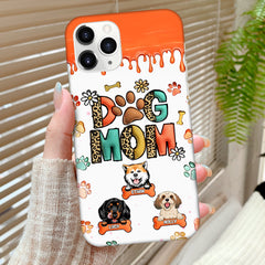 Yappy Holidays Dog Mom - Cadeau pour les propriétaires d’animaux de compagnie, étui de téléphone personnalisé pour les amoureux des animaux de compagnie